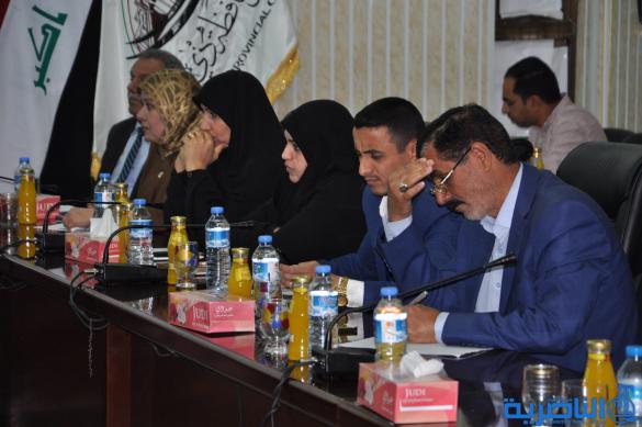 مجلس ذي قار يعقد اجتماعه الدوري لبحث مطالب المتظاهرين