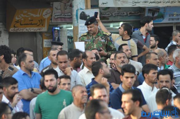 بالصور : الالاف يتظاهرون في الناصرية للمطالبة باصلاح النظام القضائي ومحاسبة المفسدين
