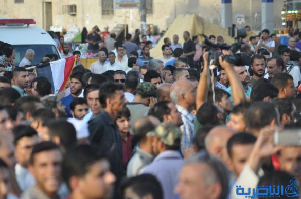 بالصور : الالاف يتظاهرون في الناصرية للمطالبة باصلاح النظام القضائي ومحاسبة المفسدين