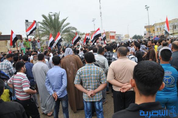 أنصار الصدر يتظاهرون وسط الناصرية رفضا لتصريحات المالكي الأخيرة - تقرير مصور -
