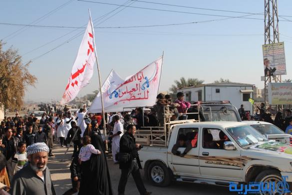 المئات من أهالي ذي قار يحيون الأربعينية في زيارة مراقد آل البيت في محافظتهم - تقرير مصور -