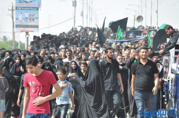 بالصور:الآلاف من الحشود المؤمنة تحيي ذكرى شهادة الإمام موسى الكاظم عليه السلام
