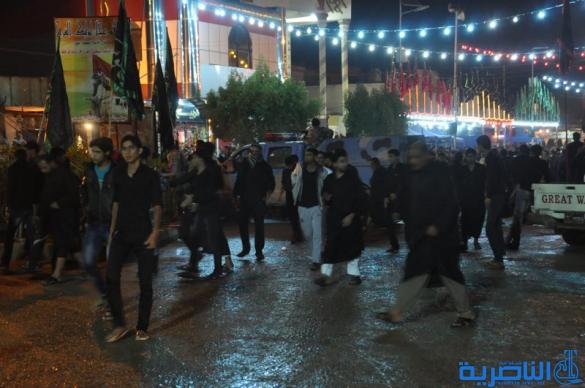 رسالة عاشوراء : سوق الشيوخ تحيي ذكرى ليلة التاسع من محرم الحرام - تقرير مصور -