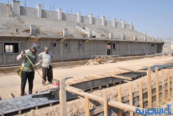 انجاز نسبة 73% من مشروع ملعب الشطرة الكبير –تقرير مصور-