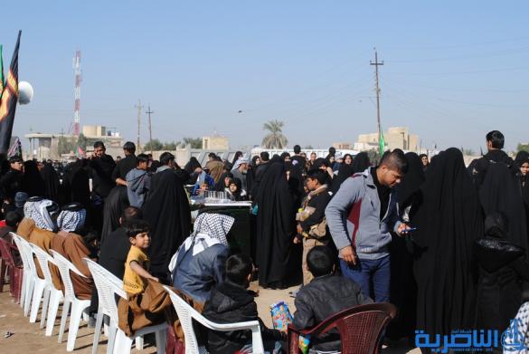 المئات من أهالي ذي قار يحيون الأربعينية في زيارة مراقد آل البيت في محافظتهم - تقرير مصور -