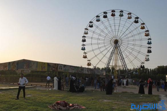 التقرير المصور عن اول ايام عيد الفطر المبارك في مدينة العاب الشطرة