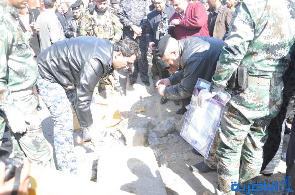 تقرير مصور عن انفجار عبوة ناسفة في وسط الناصرية