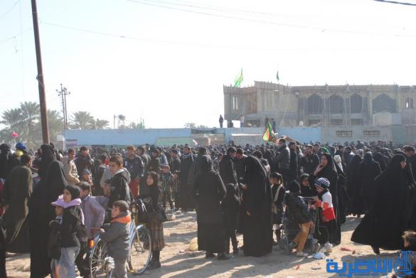 المئات من أهالي ذي قار يحيون الأربعينية في زيارة مراقد آل البيت في محافظتهم - تقرير مصور -