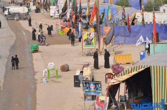 بالصور:الناصرية تستقبل وفود زائري أربعينية الإمام الحسين عليه السلام