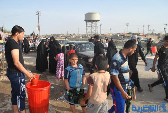 التقرير المصور عن احياء ابناء مدينة الشطرة لشهادة الامام الكاظم ( عليه السلام )