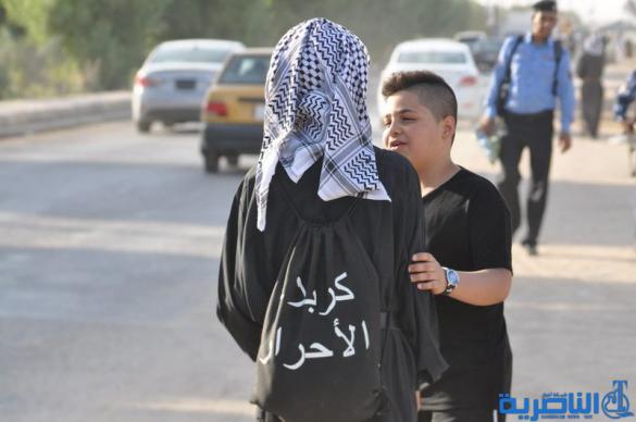 بالصور: وصول طلائع زوار محافظات الجنوبية وزائرين الاجانب الى محافظة ذي قار