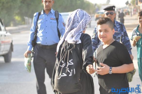 بالصور: وصول طلائع زوار محافظات الجنوبية وزائرين الاجانب الى محافظة ذي قار