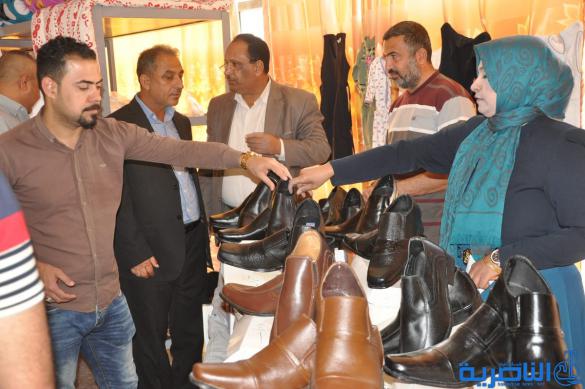  اقامة المعرض الاول للنسيج على قاعة مجلس محافظة ذي قار