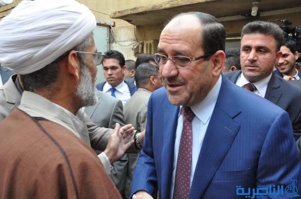 المالكي يزور أية الله الشيخ الناصري في منزله ويبحث معه الشأن العراقي – تقرير مصور -