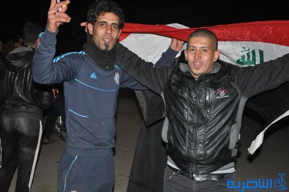تقرير مصور عن احتفالات الشطرة بفوز المنتخب الاولمبي بكاس اسيا 