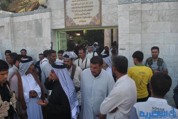 مسلحو عشائر الشطرة وابنائها يتجمعون في مركز المدينة تأييدا لنداء المراجع - تقرير مصور-‎