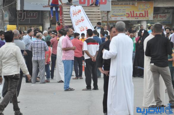 تظاهرات الناصرية تدعو لدعم القطاع الخاص وتعيين الكفاءات - تقرير مصور -