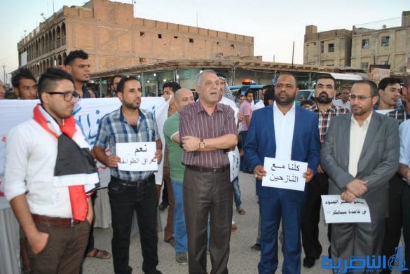 مظاهرة &quot; صامتة &quot; في الشطرة تضامنا مع الاقليات المهجرة من شمال العراق - تقرير مصور -