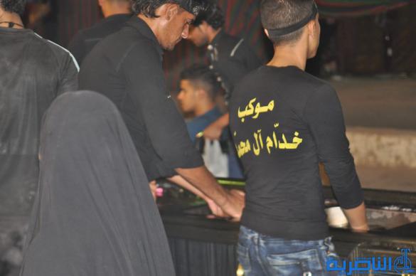 بالصور : انطلاق مواكب العزاء الحسيني في الناصرية