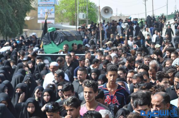بالصور:الآلاف من الحشود المؤمنة تحيي ذكرى شهادة الإمام موسى الكاظم عليه السلام