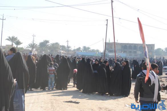 المئات من أهالي ذي قار يحيون الأربعينية في زيارة مراقد آل البيت في محافظتهم - تقرير مصور -