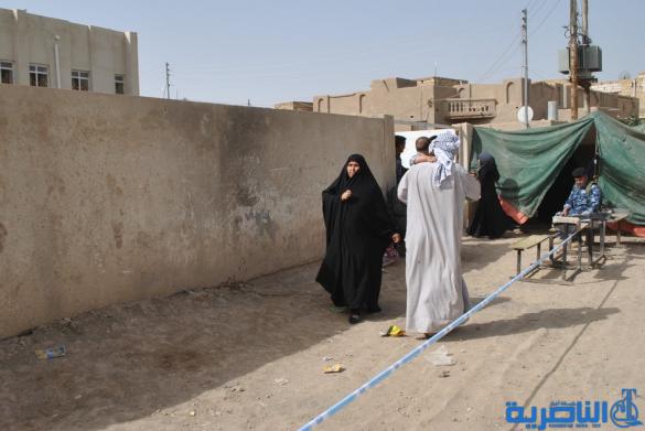 بالصور:مواطنون الشطرة يدلون باصواتهم 