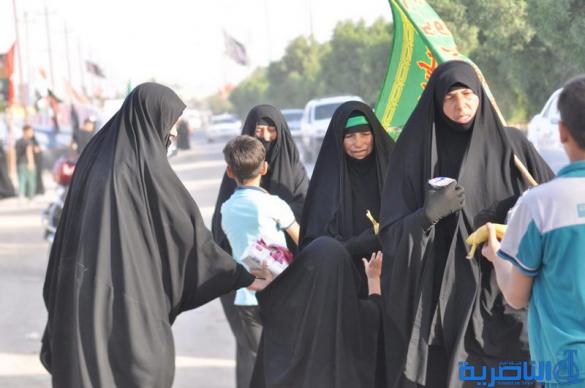 بالصور: وصول طلائع زوار محافظات الجنوبية وزائرين الاجانب الى محافظة ذي قار