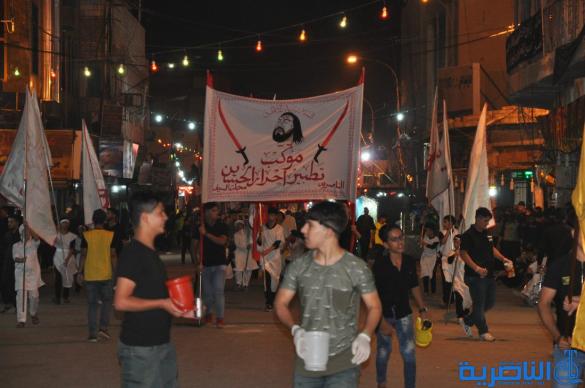 بالصور:الناصرية تحيي ذكرى ليلة العاشر من محرم الحرام 