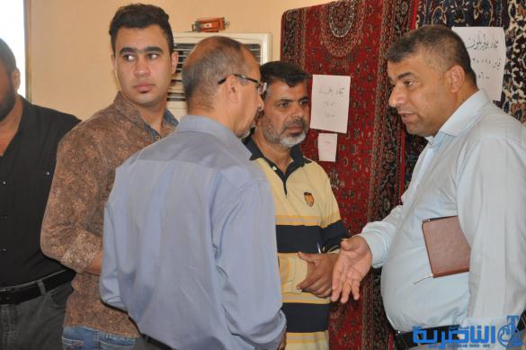  اقامة المعرض الاول للنسيج على قاعة مجلس محافظة ذي قار
