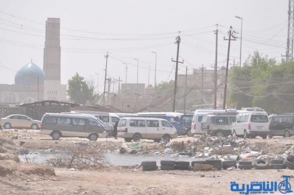 بلدية الناصرية تزيل مخلفات مشروع إبراهيم الخليل - تقرير مصور -