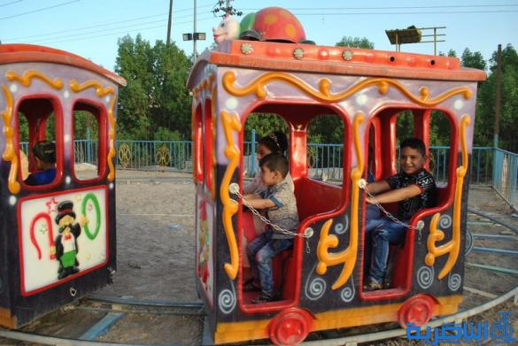 التقرير المصور عن اول ايام عيد الفطر المبارك في مدينة العاب الشطرة