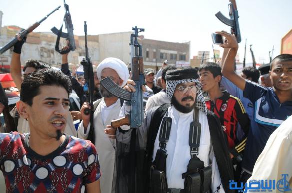 طلبة الحوزة العلمية في الناصرية ينظمون مسيرة حاشدة ويشكلون فوجا للدفاع عن المقدسات – تقرير مصور -