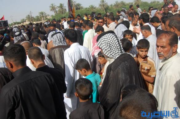 قلعة سكر تحيي ذكرى شهادة الامام الكاظم ( عليه السلام ) بتشييع رمزي - تقرير مصور -