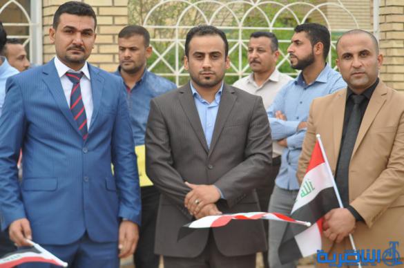  موظفو النزاهة في ذي قار ينظمون وقفه احتجاجية ضد سلم الرواتب الجديد - تقرير مصور -