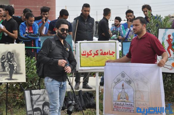 جامعة ذي قار تحتضن مهرجان الفنون التشكيلية بمشاركة 35 جامعة - تقرير مصور -