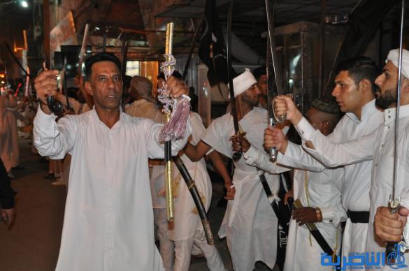 بالصور:الناصرية تحيي ذكرى ليلة العاشر من محرم الحرام 