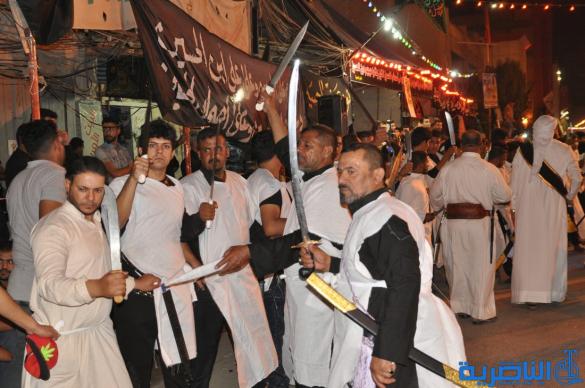 بالصور:الناصرية تحيي ذكرى ليلة العاشر من محرم الحرام 