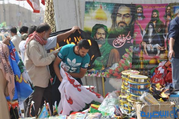 بالصور : ذي قار تتوشح بالسواد وتعلن الحداد في ذكرى عاشوراء