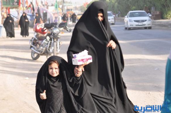 بالصور: وصول طلائع زوار محافظات الجنوبية وزائرين الاجانب الى محافظة ذي قار