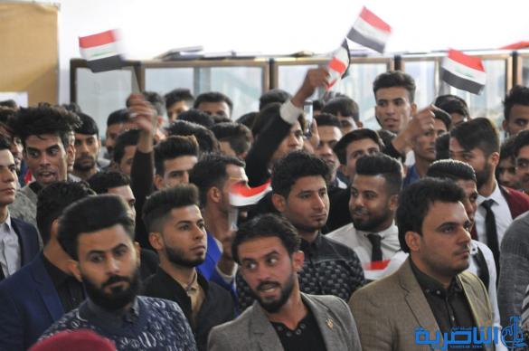 كلية التربية في ذي قار تحتفي بانتصارات الجيش و الحشد - تقرير مصور -