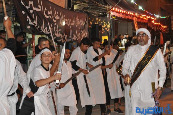 بالصور:الناصرية تحيي ذكرى ليلة العاشر من محرم الحرام 