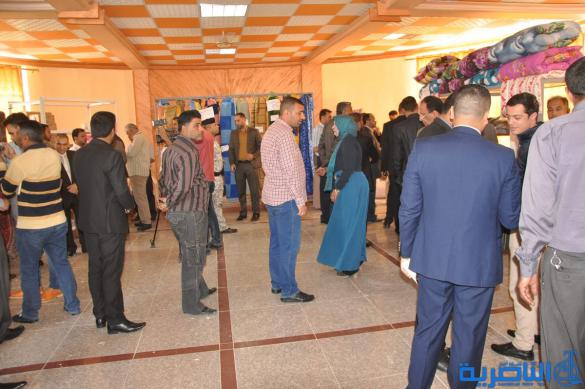  اقامة المعرض الاول للنسيج على قاعة مجلس محافظة ذي قار