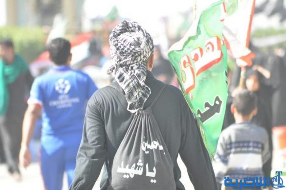 بالصور : طريق العشق الحسيني في ذي قار ينبض بالمشّائين الى كربلاء