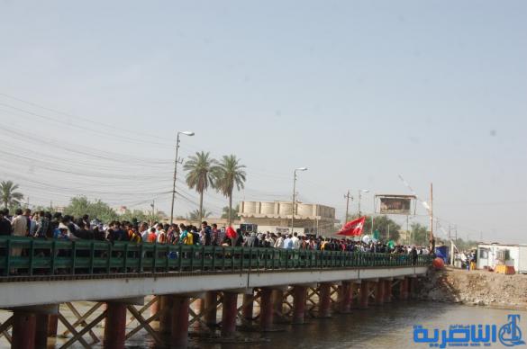 قلعة سكر تحيي ذكرى شهادة الامام الكاظم ( عليه السلام ) بتشييع رمزي - تقرير مصور -