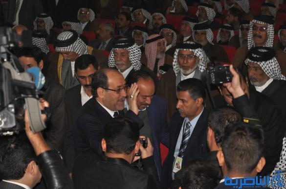 بالصور:رئيس ائتلاف دولة القانون نوري المالكي يلتقي شيوخ العشائر وعدد من المسؤولين في ذي قار