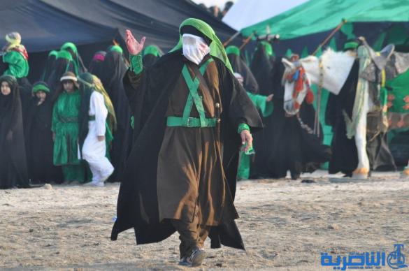 رسالة عاشوراء : الناصرية تنظم عرض التشابيه لواقعة الطف - تقرير مصور -