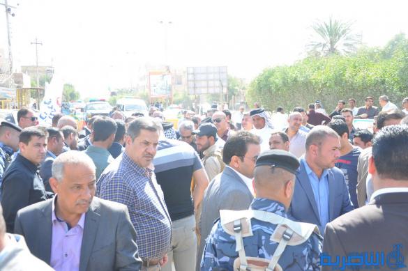 مقاولو ذي قار يتظاهرون للمطالبة بصرف مستحقاتهم المالية المتأخرة – تقرير مصور -