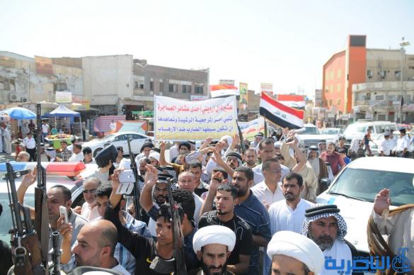 طلبة الحوزة العلمية في الناصرية ينظمون مسيرة حاشدة ويشكلون فوجا للدفاع عن المقدسات – تقرير مصور -