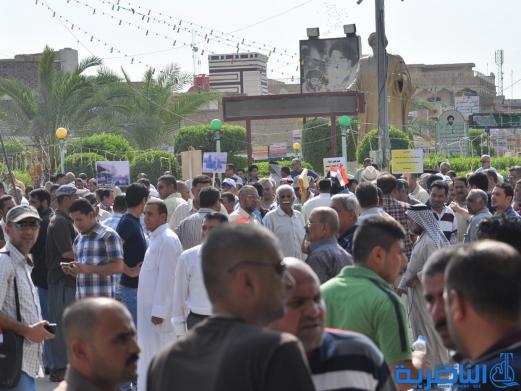 انطلاق تظاهرة في الناصرية للمطالبة بالغاء الرواتب التقاعدية للبرلمان - تقرير مصور -