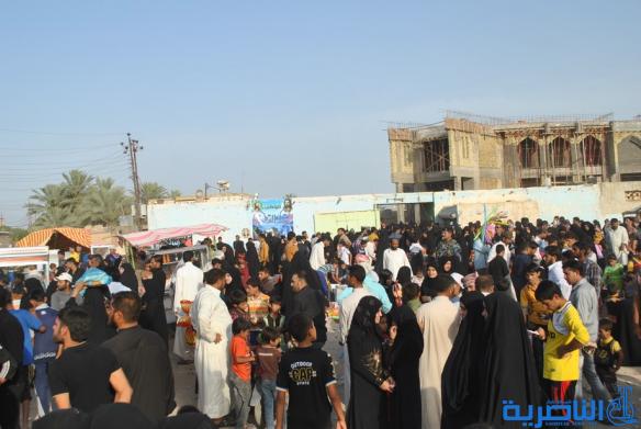 التقرير المصور عن احياء ابناء مدينة الشطرة لشهادة الامام الكاظم ( عليه السلام )